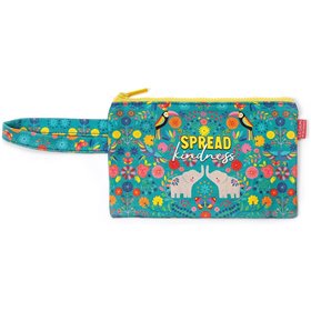 Legami Elephant Παιδικό Πορτοφόλι με Φερμουάρ για Κορίτσι Πράσινο 21,5X14 Cm 