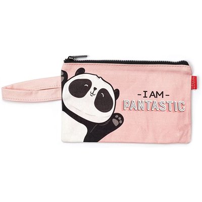 Legami Panda Παιδικό Πορτοφόλι με Φερμουάρ για Κορίτσι Ροζ 21,5X14 Cm 