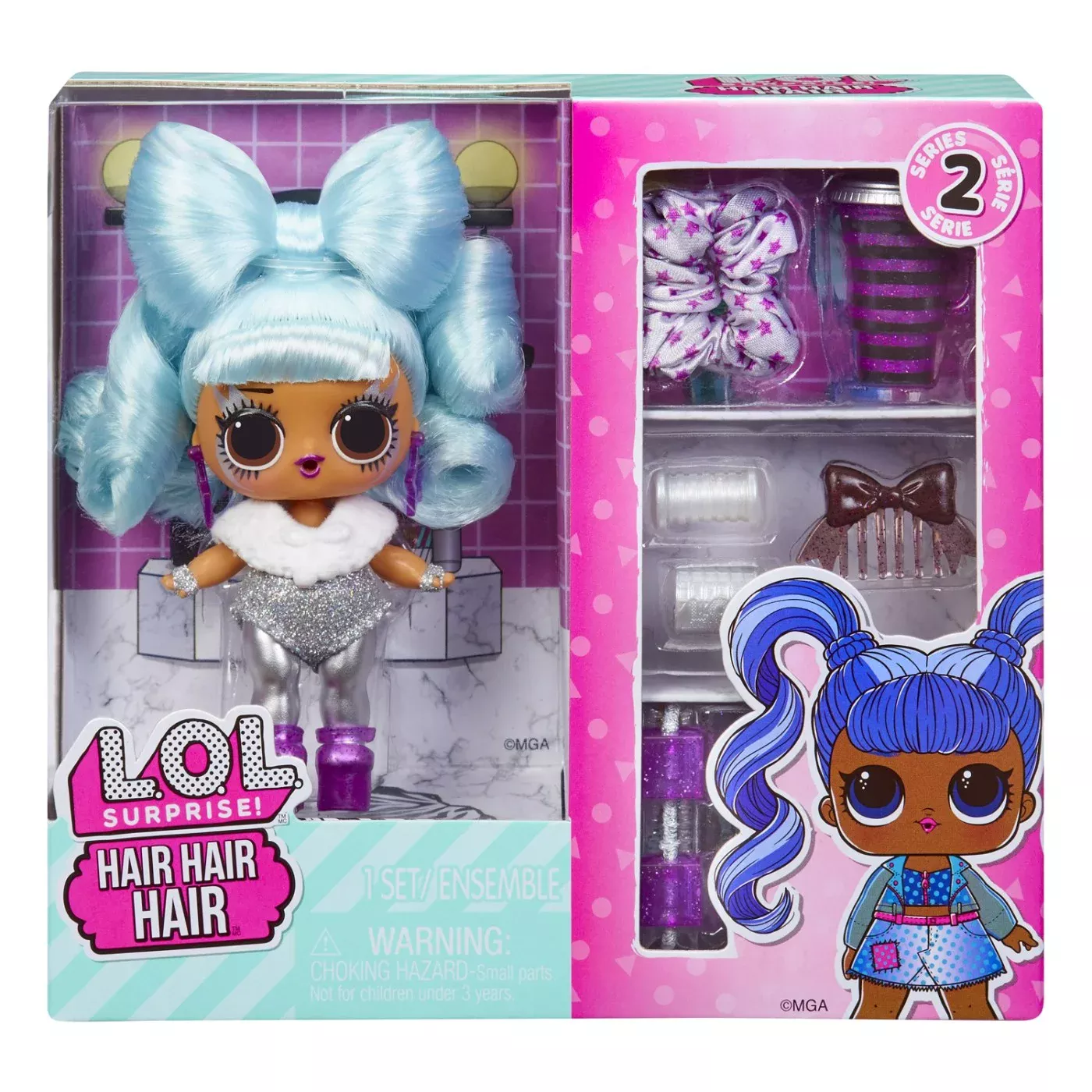 MGA Entertainment L.O.L. Surprise Hair Hair Hair Κούκλα Σειρά 2 - 1 τμχ  MGA Entertainment L.O.L. Surprise Hair Hair Hair Κούκλα Σειρά 2 - 1 τμχ