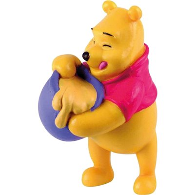 BULLYLAND Winnie The Pooh With Honey Μινιατούρα Winnie με μέλι 6.5 εκ. 