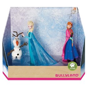 BULLYLAND Walt Disney Frozen Elsa, Anna And Olaf, Lovingly Hand-Painted Μινιατούρες σετ δώρου 3τμχ 