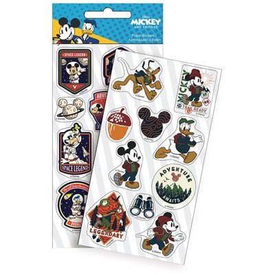 GIM Sticker Foam Mickey Friends Αυτοκόλλητα 