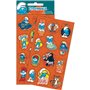 GIM Sticker Foam Smurfs Αυτοκόλλητα Στρουμφάκια 