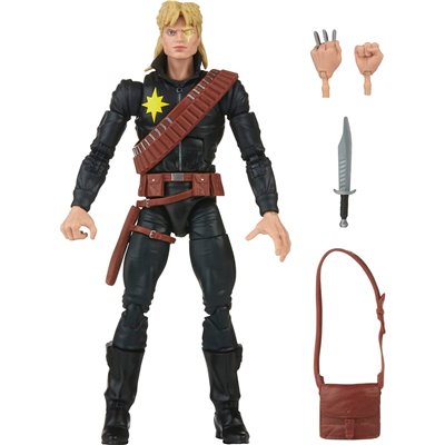 Hasbro marvel legends series x-men longshot 15 εκ. Φιγούρα 4 αξεσουάρ 