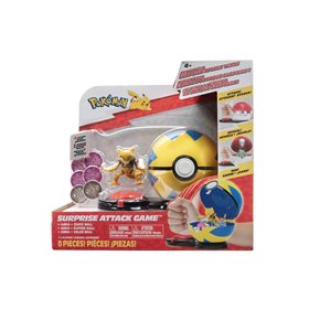 Jazwares Pokemon παιχνίδι μάχης 1 τεμ. Surprise Attack Abra and Quick Ball  Jazwares Pokemon παιχνίδι μάχης 1 τεμ. Surprise Attack Abra and Quick Ball