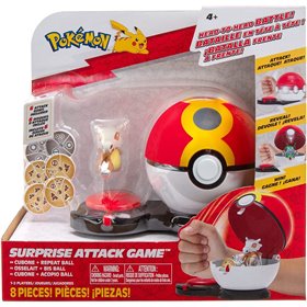 Jazwares Pokemon παιχνίδι μάχης 1 τεμ. Surprise Attack Cubone and Pokeball  Jazwares Pokemon παιχνίδι μάχης 1 τεμ. Surprise Attack Cubone and Pokeball