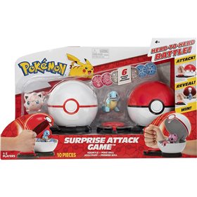 Jazwares Pokemon παιχνίδι μάχης 2 τεμ Squirtle vs Jigglypuff  Jazwares Pokemon παιχνίδι μάχης 2 τεμ Squirtle vs Jigglypuff