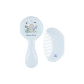 KikkaBoo Βρεφική Βούρτσα και Χτένα Savanna Blue 2τμχ  KikkaBoo Βρεφική Βούρτσα και Χτένα Savanna Blue 2τμχ