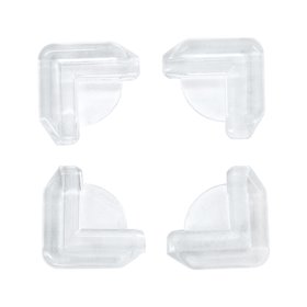 KikkaBoo Προστατευτικά για Γωνίες με Αυτοκόλλητο από Πλαστικό 3.7x3.7x1.5εκ. 4τμχ 