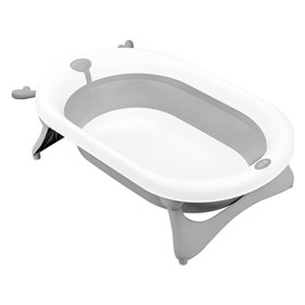 KikkaBoo Πτυσσόμενη Μπανιέρα Μωρού Foldy Grey 