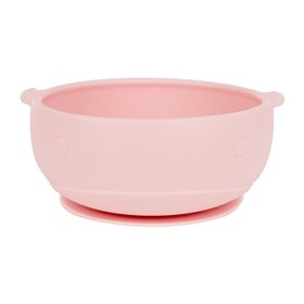 KikkaBoo Παιδικό Μπωλ Φαγητού από Σιλικόνη Ροζ 