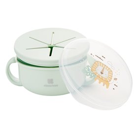KikkaBoo Παιδικό Μπωλ Φαγητού από Σιλικόνη Savanna Mint  KikkaBoo Παιδικό Μπωλ Φαγητού από Σιλικόνη Savanna Mint