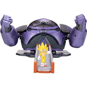 JAKKS PACIFIC Sonic The Hedgehog 2 Movie Σετ Μάχης Giant Eggman Robot και Super Sonic   JAKKS PACIFIC Sonic The Hedgehog 2 Movie Σετ Μάχης Giant Eggman Robot και Super Sonic
