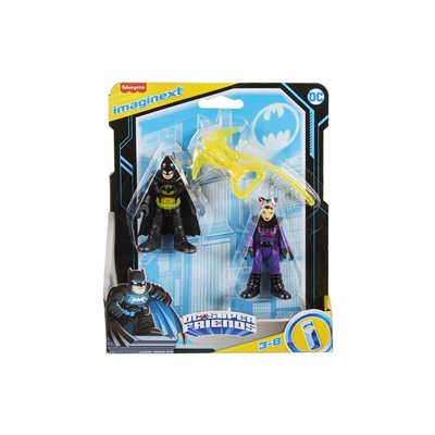 Fisher-Price Imaginext - Batman και Κακός Σετ Των 2 - Catwoman And Batman 