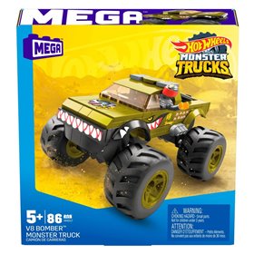 MEGA Hot Wheels Mighty Monster Trucks V8 Bomber  MEGA Hot Wheels Mighty Monster Trucks V8 Bomber
