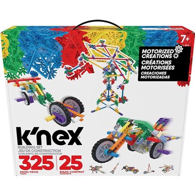 Knex Basic Fun Motorised Creations Building Set, 3D Εκπαδευτικό Παιχνίδι 325 τμχ 