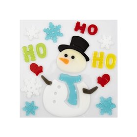 Christakopoulos Χριστουγεννιάτικο Αυτοκόλλητο Gel Παραθύρου 20χ20εκ - 1 τμχ 