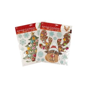 Christakopoulos Χριστουγεννιάτικο Αυτοκόλλητο Ημερολόγιο Τοίχου 30.5χ31.5εκ 