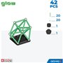 Geomag Σετ Glow 42-Green 