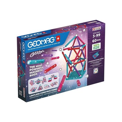 Geomag Σετ Glitter 60-Green 