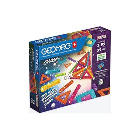 Geomag Glitter Σετ 35 Κομμάτια - Green  Geomag Glitter Σετ 35 Κομμάτια - Green