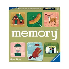 Ravensburger Επιτραπέζιο Μνήμης Memory Κάμπινγκ  Ravensburger Επιτραπέζιο Μνήμης Memory Κάμπινγκ