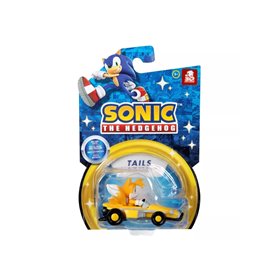 JAKKS PACIFIC Sonic Die Cast Vehicle Tails Wave 1 Φιγούρα με όχημα 