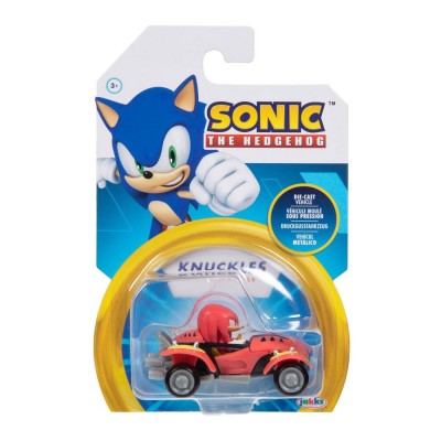 JAKKS PACIFIC Sonic the Hedgehog Die-cast Vehicle - Knuckles (Land Breaker) Φιγούρα με όχημα 