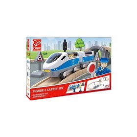 Hape Wooden Passenger Railway Ξύλινο Safety Τρένο Set 