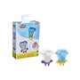 Hasbro Play-Doh Crystal Crunch Gem Dazzlers 2-Pack Blue White 