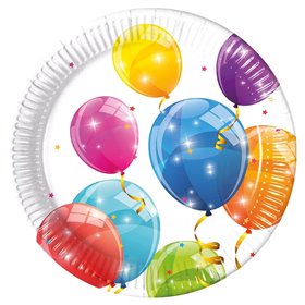 PROCOS Party Πιατα Μεσαία Χάρτινα Sparklin Balloons 20 εκ. 8 τμχ  PROCOS Party Πιατα Μεσαία Χάρτινα Sparklin Balloons 20 εκ. 8 τμχ