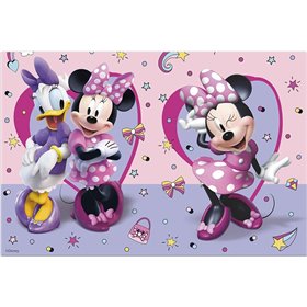 PROCOS Πλαστικό τραπεζομάντηλο Minnie Junior Disney 120x180, Ροζ  PROCOS Πλαστικό τραπεζομάντηλο Minnie Junior Disney 120x180, Ροζ