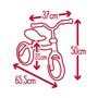 Smoby First Bike Lightweight Metal Ποδήλατο Ισορροπίας (Balance Bike) Rookie Silent Wheels 