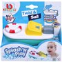 Bburago Bb Junior Βαρκούλα Μπάνιου Splash N Play Twist And Sail, Blue 