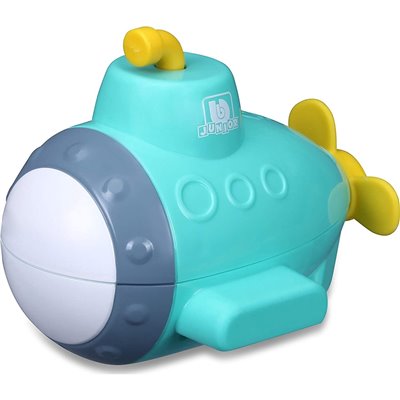 Bburago Bb Junior Βαρκούλα Μπάνιου με Προβολέα Βυθού Splash N Play Submarine Projector, Blue 