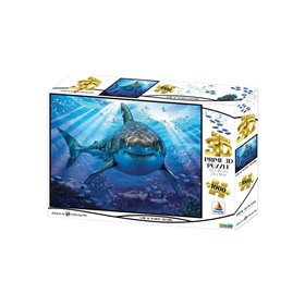 prime3d 3D παζλ 1000 Howard Robinson – Great White Shark  prime3d 3D παζλ 1000 Howard Robinson – Great White Shark
