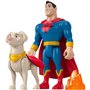 Fisher-Price DC League of Super-pets Superman and Krypto, set 2 Φιγούρες με Αξεσουάρ 