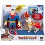 Fisher-Price DC League of Super-pets Superman and Krypto, set 2 Φιγούρες με Αξεσουάρ 