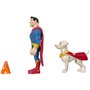 Fisher-Price DC League of Super-pets Superman and Krypto, set 2 Φιγούρες με Αξεσουάρ 