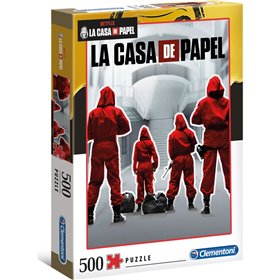 Clementoni Παζλ Netflix La Casa De Papel (The Money Heist) 500 Τμχ  Clementoni Παζλ Netflix La Casa De Papel (The Money Heist) 500 Τμχ