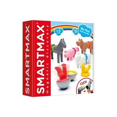 smart games Smartmax Κατασκευές Με Μαγνήτη Ζωάκια Της Φάρμας 