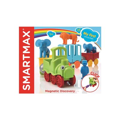 smart games Smartmax Κατασκευές Με Μαγνήτη Τρενάκι Με Ζωάκια 25Τεμ. 