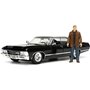 Jada Toys Supernatural Dean Winchester, 1967 Chevy Impala Sport Sedan 