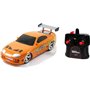 Jada Toys Fast and furious Coche Rc 1995 Brians Toyota Supra-Naranja 1:16 