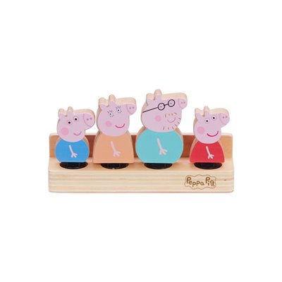 GIOCHI PREZIOSI Peppa Pig Ξύλινο Σετ Φιγουρων Οικογένεια 