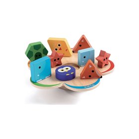 Djeco Basic Παιχνίδι Ισορροπίας Χρώματα - Σχήματα Fsc Mix  Djeco Basic Παιχνίδι Ισορροπίας Χρώματα - Σχήματα Fsc Mix
