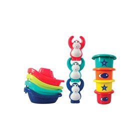 ludi Σετ Παιχνιδιού Μπάνιου Βαρκούλες Μαϊμουδάκια Κυπελάκια 11Τμχ.  ludi Σετ Παιχνιδιού Μπάνιου Βαρκούλες Μαϊμουδάκια Κυπελάκια 11Τμχ.