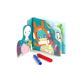 ludi Βιβλιαράκι Μπάνιου - Ζωγραφικής, Με Δύο Κηρομπογιές  ludi Βιβλιαράκι Μπάνιου - Ζωγραφικής, Με Δύο Κηρομπογιές