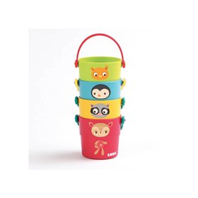 ludi Σετ Κουβαδάκια Μπάνιου Και Στοίβαξης 4 Τεμ.  ludi Σετ Κουβαδάκια Μπάνιου Και Στοίβαξης 4 Τεμ.