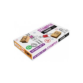 Purple Cow Toys Σετ Ξύλινες Στάμπες 36 Τεμ. Η Μόδα  Purple Cow Toys Σετ Ξύλινες Στάμπες 36 Τεμ. Η Μόδα